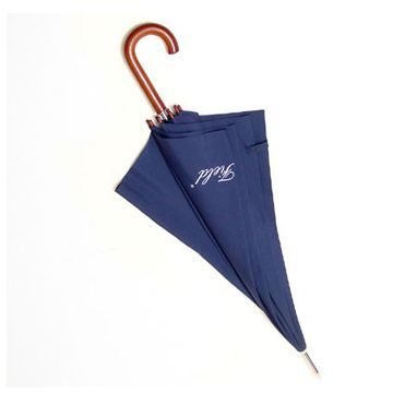 23-inch Automatic Open Umbrella, Made of Solid Fabric with Logos for Promotional Purpose