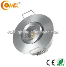 1w 3w cree Pure Aluminum round kitchen cabinet led light wardrobe light