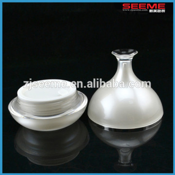 1oz 1.5oz eco-friendly plastic jar wine shape cosmetic cream jar container any color