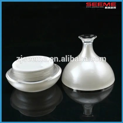 KOREA FASHION plastic jar screw lids plastic jar container cosmetic packaging cream jar