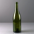 color verde oscuro Borgoña botella de vidrio de 750ml