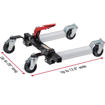 CE Approved 12" Car Dolly with Go Jacks and Aluminum Roller - Hot Sale