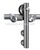Heavy duty stainless steel glass sliding door rollers hardware kits                        
                                                Quality Assured