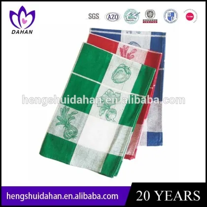 wholesale cotton jacquard kitchen towels cleaning cloth