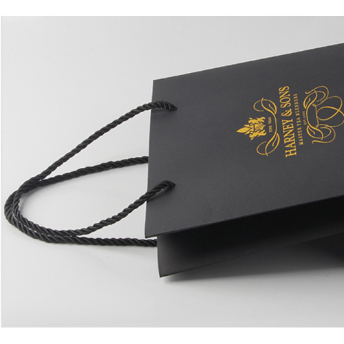 Black Matte Paper Gift Box met aangepast logo