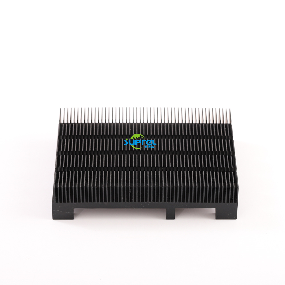 Black radiator for graphics card base