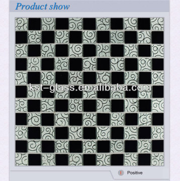 Hot sale beautiful glass mirror mosaic pattern