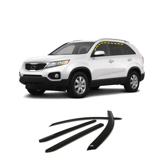 Tinted Rain Guard Deflector for Kia Sorento 2011-2015