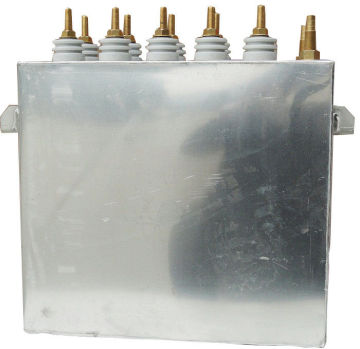 Water-cooled Power Compensation Capacitor With Solid Medium For Induction Heating