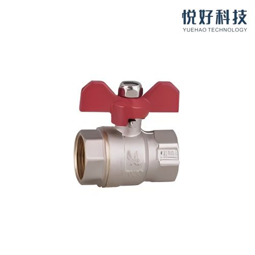 Valvola a sfera in ottone per sistemi fluidi industriali