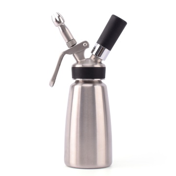 Mini 250ml Stainless Steel Whip Cream Dispenser with Non-slip Charger Holder