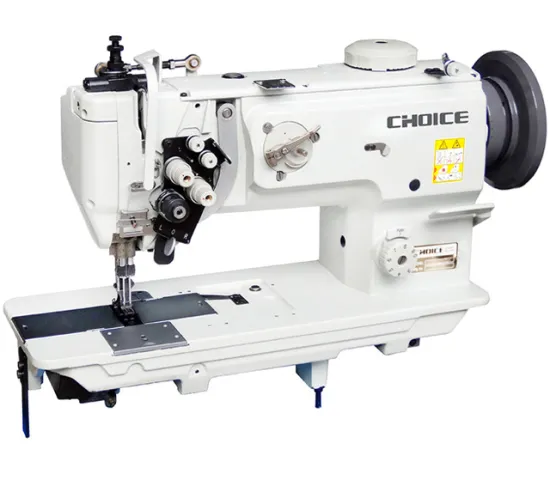 GC1565 Double Needle Flatbed Compound Feed Auto Trimming Velcro Attaching Sewing Machine