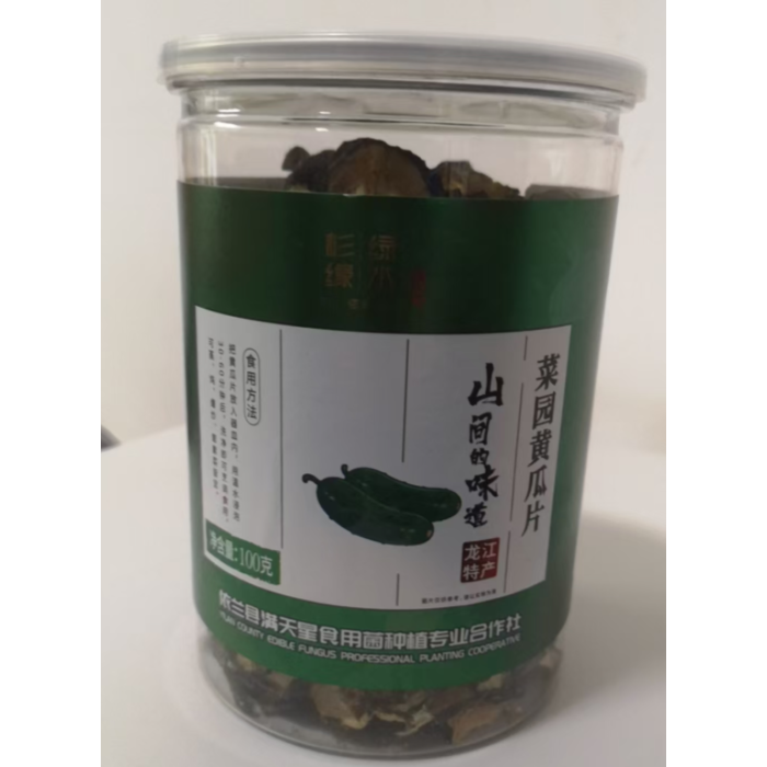 100 gramas de fatia de pepino seco