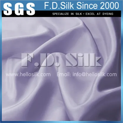 2015 Hellosilk new winter royal purple drape ture habutai