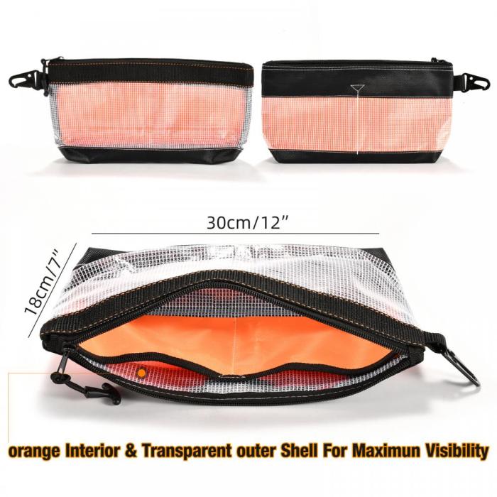 Clear Small Tool Zipper Pouch Bag