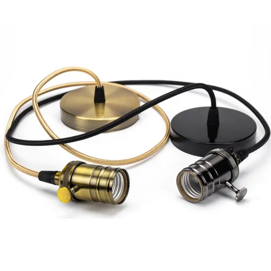 DIY Edison Bulb E27 Pendant Lamp Light Holder: 1M Cable Vintage Indoor Lamp Base Kit