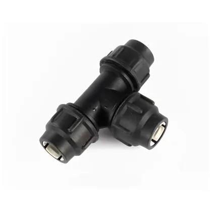 Irrigation Quick Tee Connector PE Compression Fittings