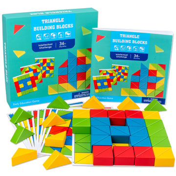 Montessori Wooden Rainbow Stacking Game: A Colorful Tool for Geometric Learning and Building Blocks