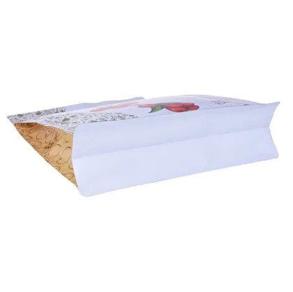 Custom Design Colourful Energy Flat Bottom Bag Co Packers