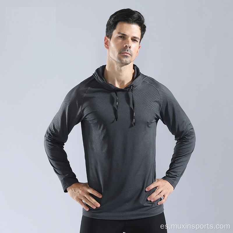 Sudadera deportiva para hombres a las sudaderas con capucha atlética