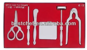 silver-plated 7-pcs Royal elegant cracker tools(gift box)