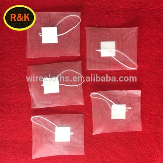 Wholesale Empty Nylon Material Filter Mesh Tea Bag With Label