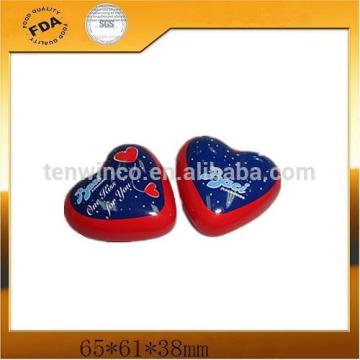 Heart-shaped Chocolate Tin Box Candy Tin Cans With Easy Open Lid
