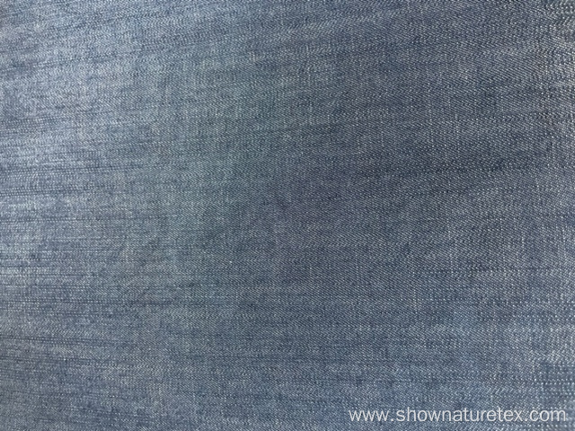 tencel slub indego dinem fabric washed fabric