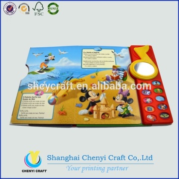 custom high quality child books with sound effects