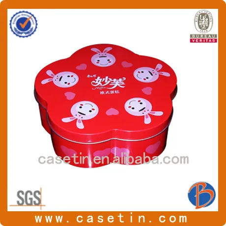 different shape fashion biscuit tin