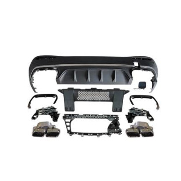 GLC63 AMG Rear Diffuser with Pipe and Lip for BENZ