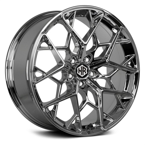 Alloy wheels aftermarket rims Silver brushed concave design