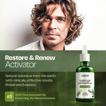 60 ml de fitoterapia natural de petróleo essencial Crescimento de cabelo de cabelo Privado Private Rosemary Oil para crescimento do cabelo