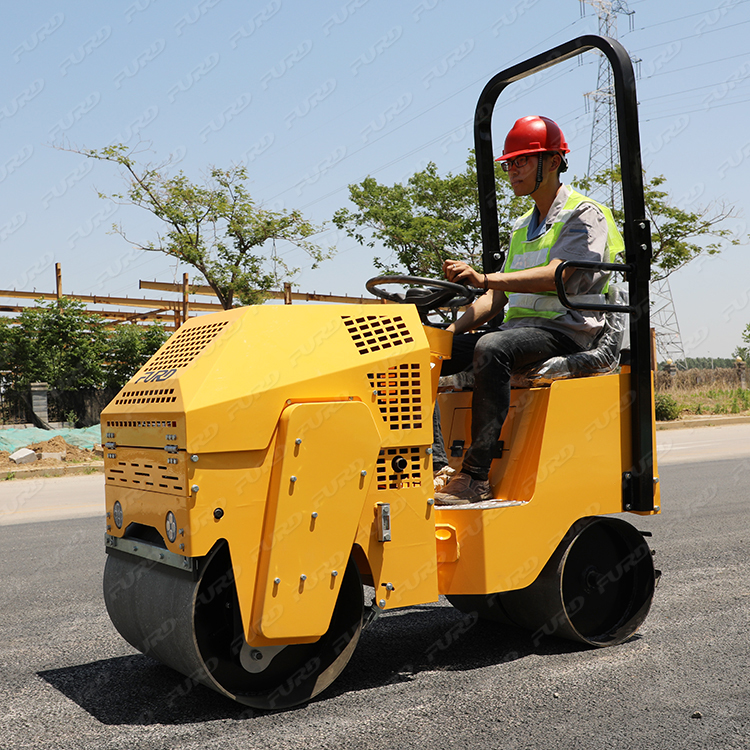 800 kg de rollo de carretera de doble batería vibratoria con Seiko Build