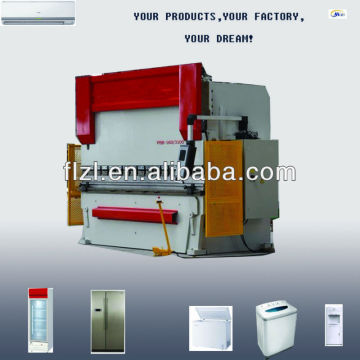 Hydraulic press brake,hydraulic plate bending machine, hydraulic bender , refrigerator equipment,freezer machine