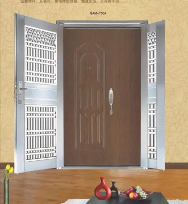 steel security door with fire proof