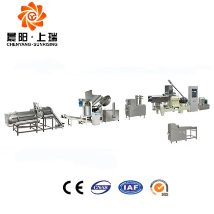 Fully automatic doritos corn chips snacks machine