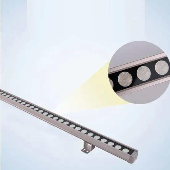 18x3W Outdoor IP68 Waterproof Stainless Steel RGBW 4-in-1 Liner LED Wall Washer Light