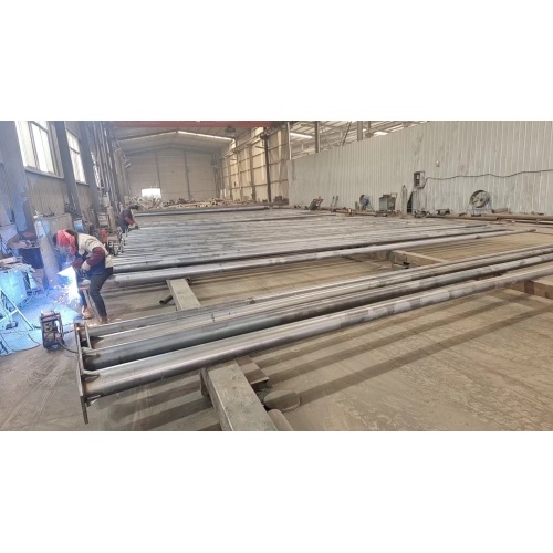 Q235 galvanized street lighting pole light post