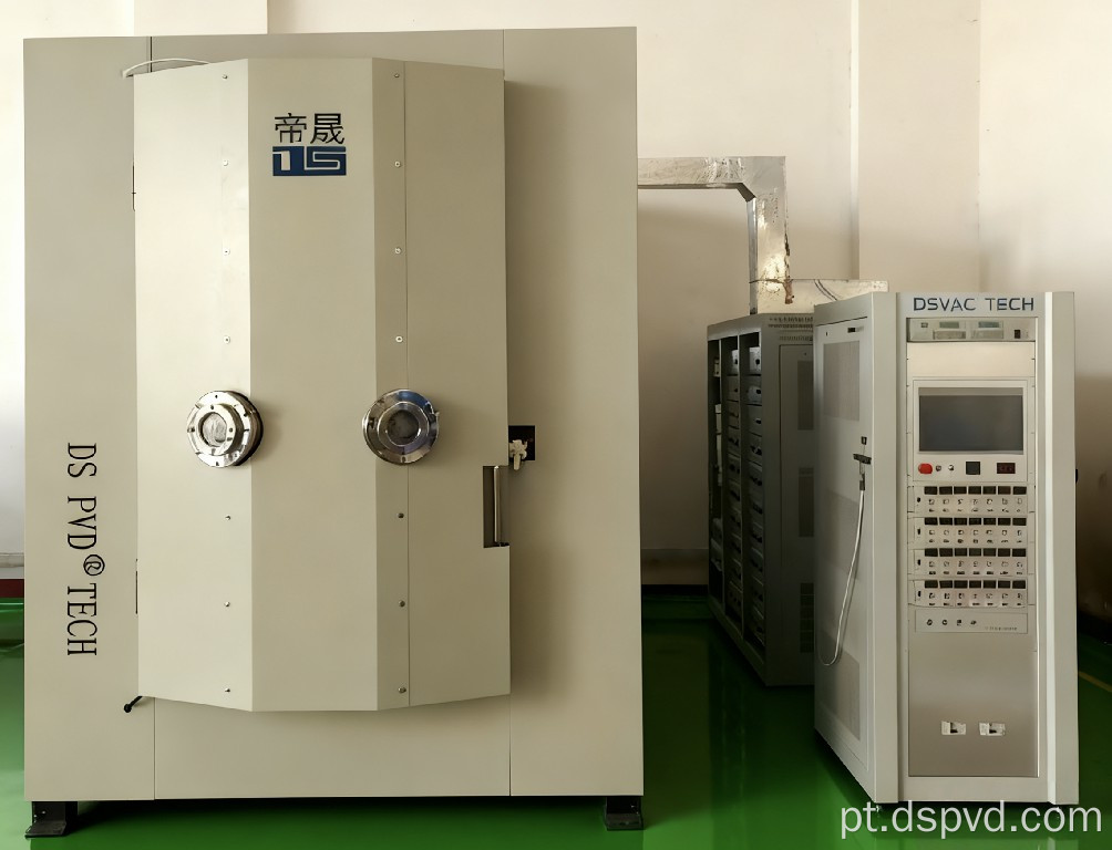máquina de deposição de filme fino para capa de telefone com revestimento de titânio