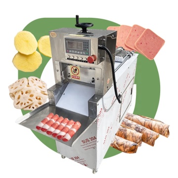 Πλήρως αυτόματο 400 mm 5mm Hot Pot Meat Slicer για prosciutto και tacos