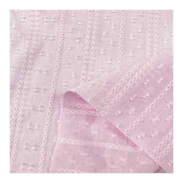 Popular Geometry Design Jacquard Cotton Fabric for Kids Clothing