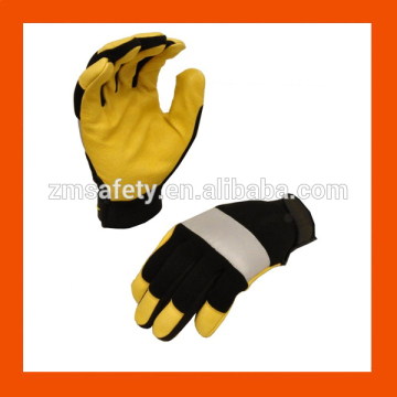 Golden Cowgrain Leather Gardening Gloves For Tool Use