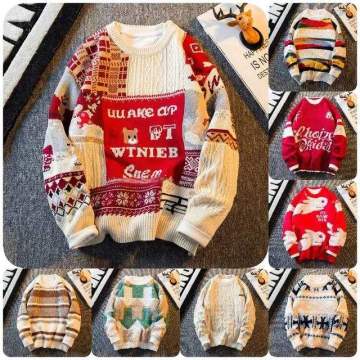 Wholesale Long Sleeve Color Changing Mohair Sweater for Men