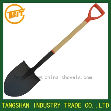 Short wooden handle garden tools farming shovel