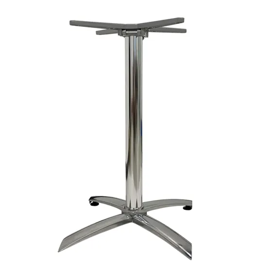 Four Feet Folding Cast Aluminum Table Base