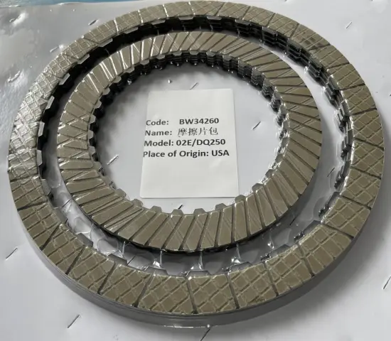 1/6 DQ250 DSG 02E Auto Transmission Clutch Plates for Audi, Skoda, VW, Seat 6-speed
