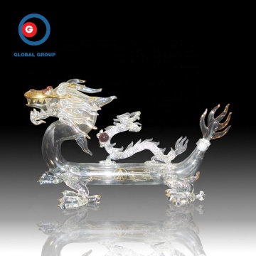 Unique carved printing Chinese dragon craft wine bottle