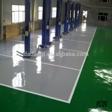 Concrete ground paint decoration solvent based flat epoxy paint floor