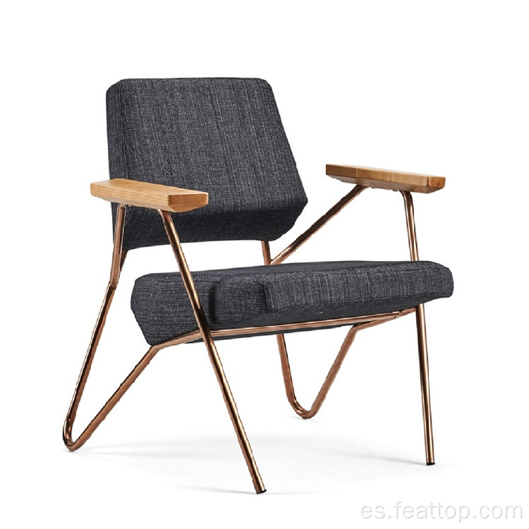 Alta evaluación italiana silla blanda de la oficina retro vintage